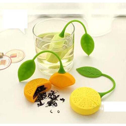 LINSBAYWU Lemon Silicone Loose Tea Strainer Herbal Spice Infuser Filter Tools