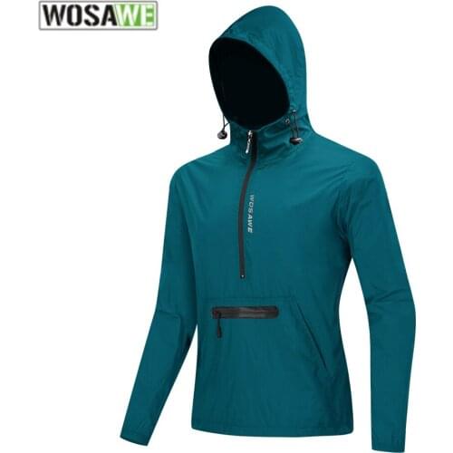 WOSAWE Men Running Jacket Sports New Yoga Gym Quick Dry Long Sleeves Breathable Training Female Workout Slim Zipper Coat M-3XL