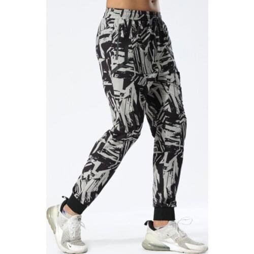 Mens Jogging Pants With Zipper Pockets Sports Track Pants Gym Trousers Men Training Pants 3D Print Men’s Sport With Drawstring