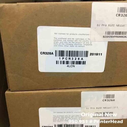 Origianl New For HP Pro8100 8600 251DW 276DW 8210 8620 8000 8610 Printhad HP950 HP951 Printhead CM751-80013 CR324A CR325A CR326A