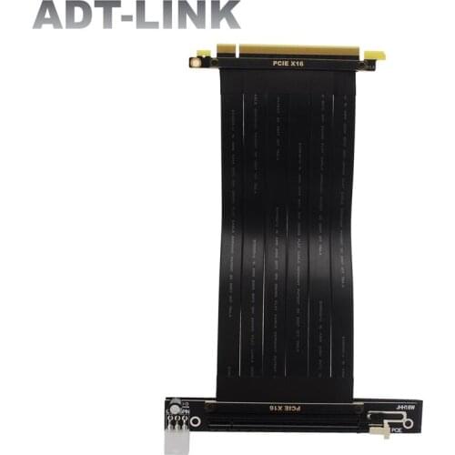 PCIE 3.0 x16 Right Angled Vertical Riser Cable GPU RTX3060 Graphics Card x99 Server 6P Power Stable ETH BTC Bitcoin Mining Cable