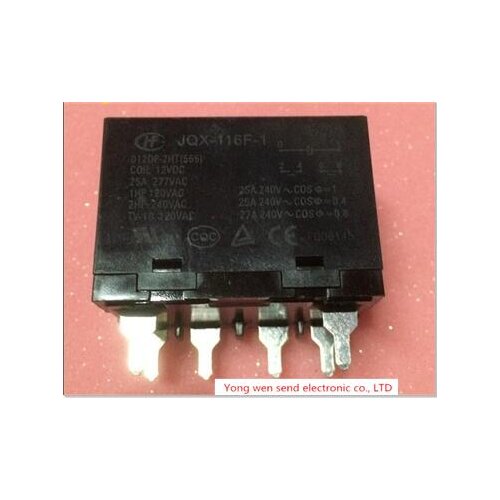 Relay JQX-116F-1-012DP-2HT JQX-116F-1-012DP-2HT-12VDC JQX-116F-1 012DP-2HT 012DP-2HT-12VDC JQX116F1 012DP2HT 12VDC DIP5 3pcs/lot