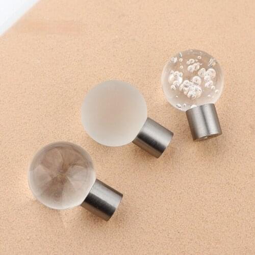 30mm crystal ball Handles for Furniture Cabinet Kitchen Handles Drawer Knobs Desk Drawer Handle Cupboard Pulls