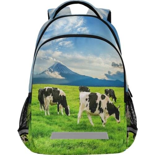 Backpack Women Men Cows Prints Backpacks Large Capacity Couples University High School Student Bag Campus Travel Brand Backpack
