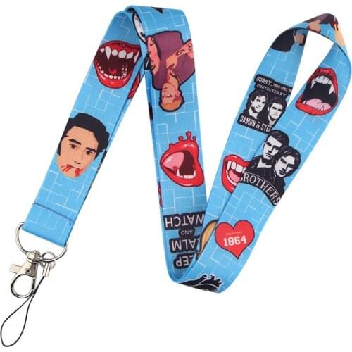 The Vampire Lanyards Cool Neck Strap webbings ribbons Phone Keys ID Card Holder Lanyard For Keys DIY Hang Ropes ID