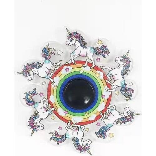 Fingertip Spinning Top Cartoon Animated Special Effects Dynamic-Running Fidget Spinner Rotating Hand Spinner Relieves Stress Toy