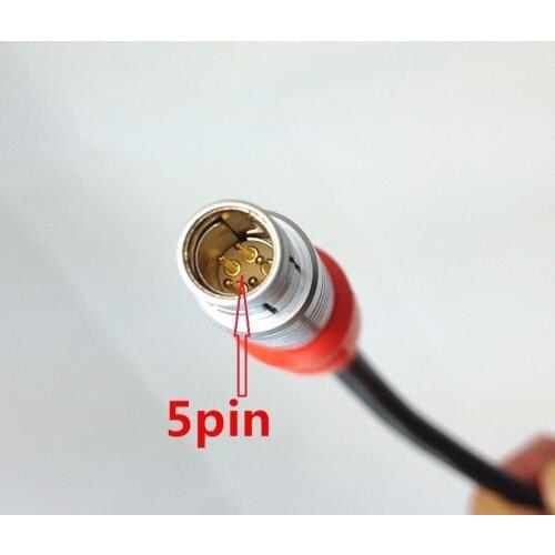 Topcon GPS 5pin Power Cable for Hiper or Hiper Lite Wired to SAE 2-pin Connector