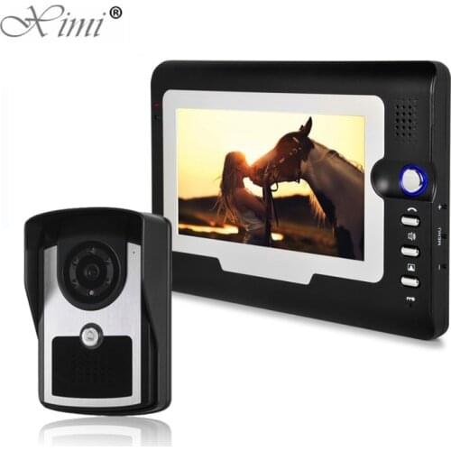 Good Quality Video Intercom System Village, Office Home Use 7" Color Video Door Phone System IP55 Door Access Controller