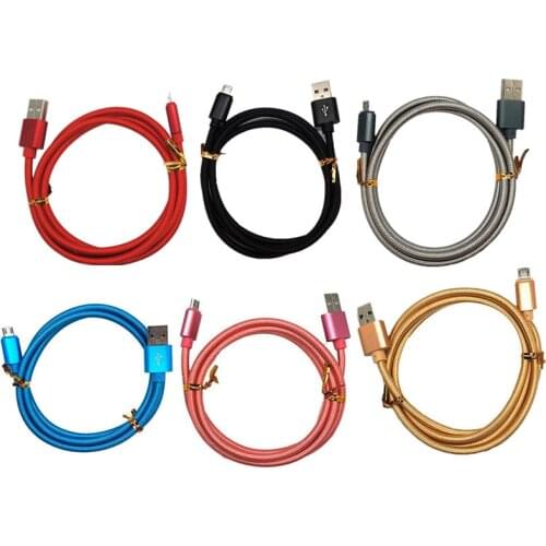 100pcs 1m 3ft 2A braided nylon Thicker fabric IOS cable 8pin fabric usb charger cable for iphone 11 x xs xr