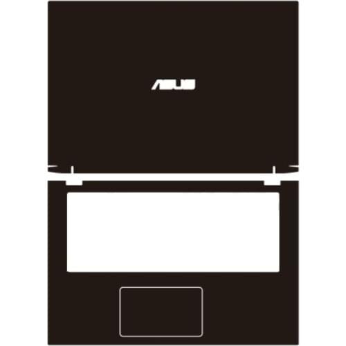 Laptop Carbon fiber Vinyl Skin Sticker Cover For Asus Vivobook X412FA F412DA X412 F412 14"