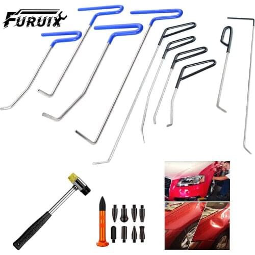 Car Paintless Dent Repair Rods Tools Auto Repair Kits for Auto Body Car Hail Damage Door Dings Repair