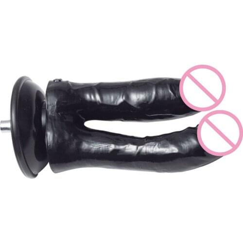 Large Size Double dildo Attachment in Our Store,Sex Machine Accessory,Sex Toy For Premium Sex Machine For All VAC-U-LOCK machine