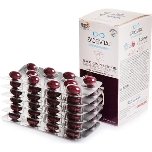 Black cumin seed oil capsules 60 pcs nutritional supplements for health punimin antioxidant fatty acid cholesterol for diet men