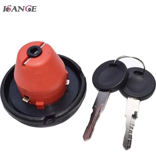 ISANCE Fuel Filler Cap + Keys For Ford Galaxy 1996-2006 & VW Transporter T4 1990-2003 Sharan 1995-2010 & Seat Alhambra 1996-2010