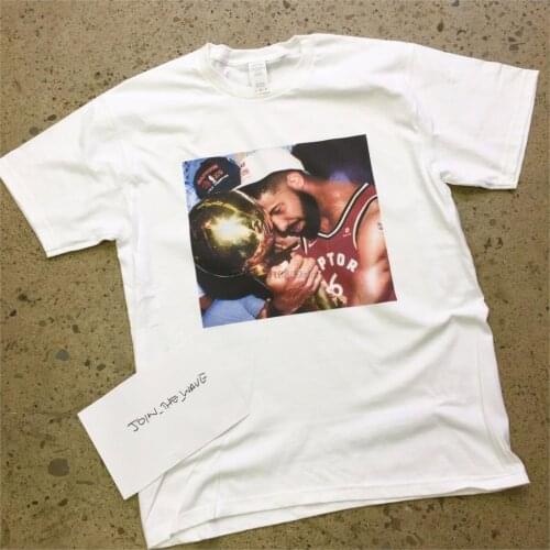 Streetwear DRAKE Toronto Top Tee T Shirt Final Endgame Raptors T Shirt Men 2019 CHAMPS T-SHIRT Kawhi Leonard Jersey S-XXL