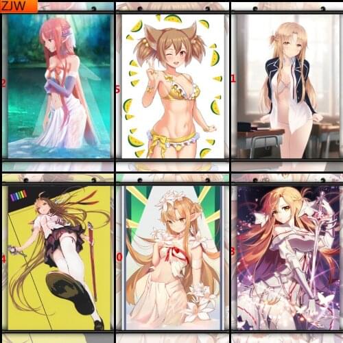 Sword Art Online Asuna Silica Anime Diamond Painting Diamond Mosaic Diamond Embroidery Cross Stitch Kits Home Decor