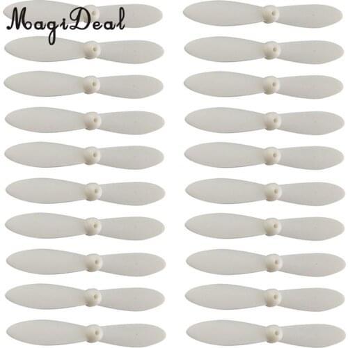 20Pcs Propeller Set Airscrew Replacement for Cheerson CX 10 Mini Drone Quadcopter Helicopter RC Accessories White