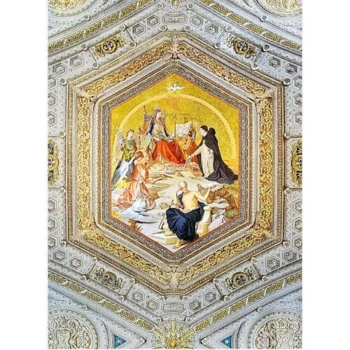 Custom photo 3d wallpaper ceiling mural The sacred code of the European queen decor 3d wall murals wallpaper in the living room
