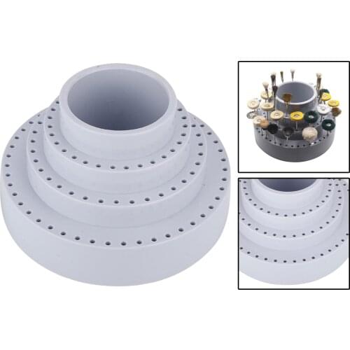 Professional Rotating Round Shape Drill Bit Storage Case Grinding Tool Tip Stand Organizer Jewelry Making Tool Accessories