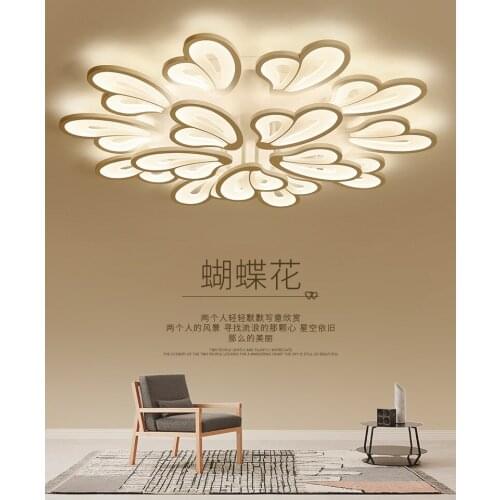 Simple modern living room lighting atmosphere home warm Nordic creative personality led master bedroom hall ceiling lamp