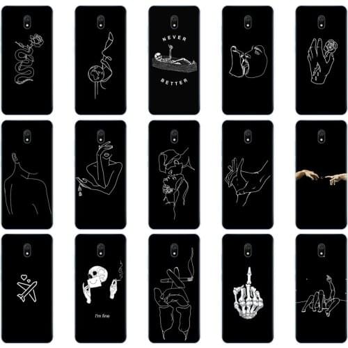 Silicon case for xiaomi redmi 8a case soft tpu back cover on for redmi 8a bumper hongmi 8a phone coque shockproof cute black
