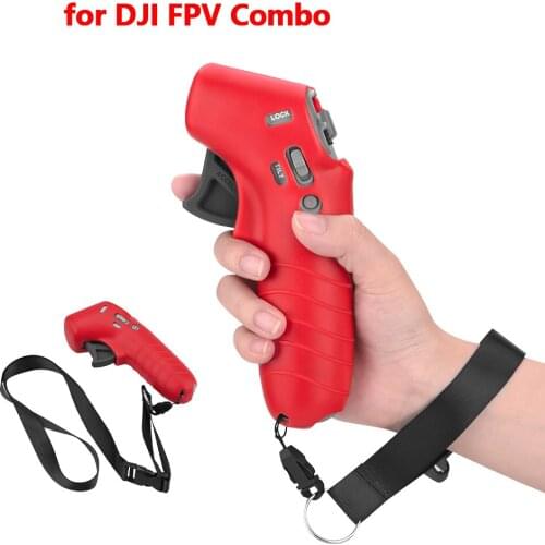 2in1 Silicone Sleeve Neck Strap for DJI Motion Controller Skin Case Anti-Lost Lanyard Protective for DJI FPV Combo Accessories