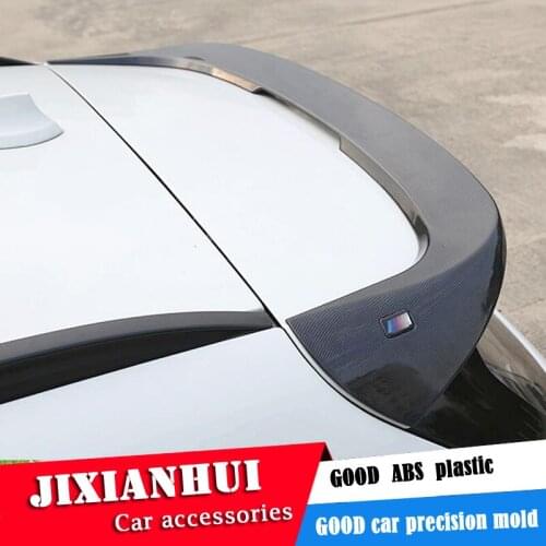 For BMW X1 F48 Spoiler 2017-2019 BMW 1 series hatchback ABS Material Car Rear Wing Primer Color Rear Spoiler For BMW X1 Spoiler