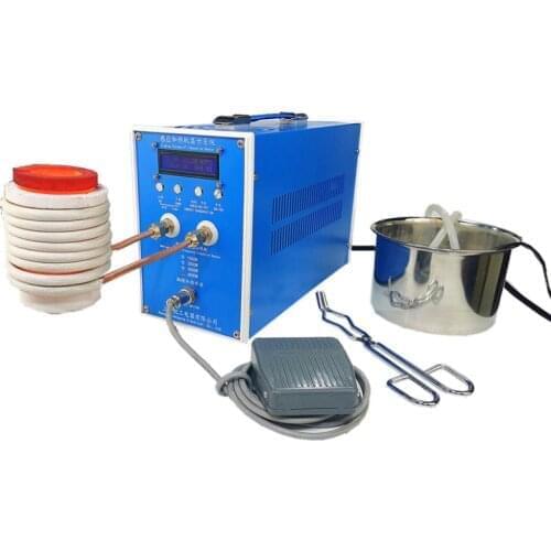 2500W High-frequency Induction Heating Machine ZVS Induction Heater Silver Gold Melting Furnace 220V 110V