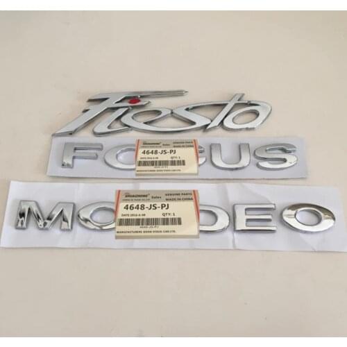 1pcs ABS car Letter Rear trunk Decals Emblem badge sticker Decal Car styling auto Accessories