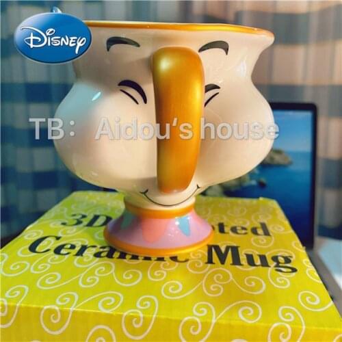 Disney Beauty and The Beast Teapot Mark Cup Ceramic Cup Coffee Cup Large Archie Drinking Cup Head