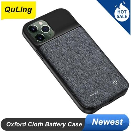 10000Mah Oxford Cloth Power Case For IPhone X XS XR XS Max 11 Pro Max 12 Mini 12 Pro Max Battery Charger Case Power Bank Cover
