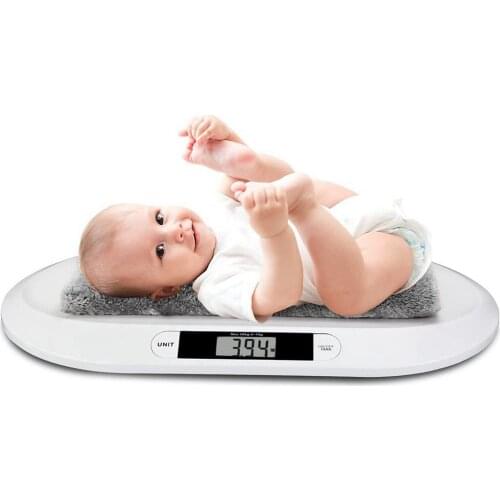Electronic Digital Weigh Baby Scale Newborn Infant Toddlers Pet Bathroom Weighing Scale Measurement 20 kg/44 lbs