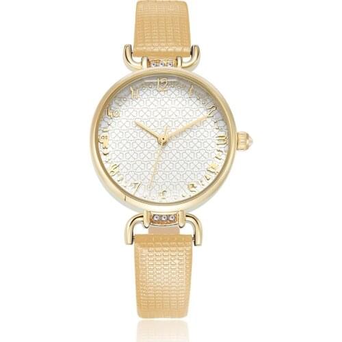 Fashon women brand watches leather strap casual wristwatches NO.2