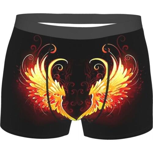 Fire Emblem Fantasy Tactical Game Angel Heart With Wings Underpants Homme Panties Mens Underwear Ventilate Shorts Boxer Briefs