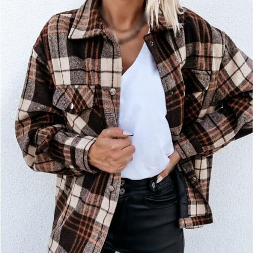 LLYGE Women's Plaid Shirts