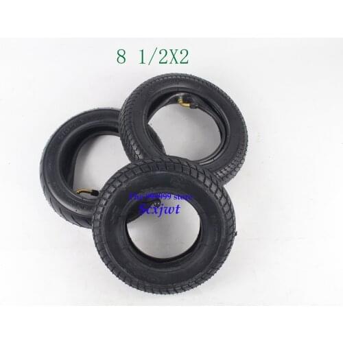 Lightning shipping 3 types of tire 8 1/2x2(50-134) Baby carriage Wheelbarrow Electric scooter tyre and inner tube