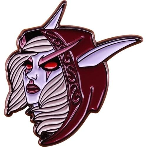 Sylvanas soft enamel pin Banshee Queen and Warchief fans cool collection