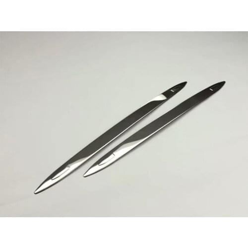 Stainless Steel Car Rear Guard Angle Cover Trim Sticker Fit For Golf 7 MK7 2014 2015 Accessories Car Styling