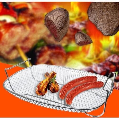 BBQ Net Rack Cooling Shelf Steamed Fried Filter Stainless Steel Kitchen Heat-resistant Shelf Multi-function Serving Plate Baking