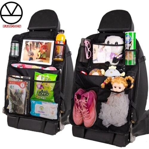 KAWOSEN 600D Oxford Car Organizer Front Seat Car Accesories Interior Car Seat Pocket Car Storage Organizer Universal Bag SBCB11