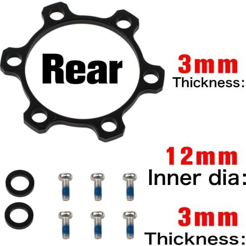 ONIRII Bike Front Rear Hub Spacer Washer 6 Bolt Axle 15mm 12mm Bicycle Boost Hub Adapter Change 12x142 to 148 15x100 to 110mm