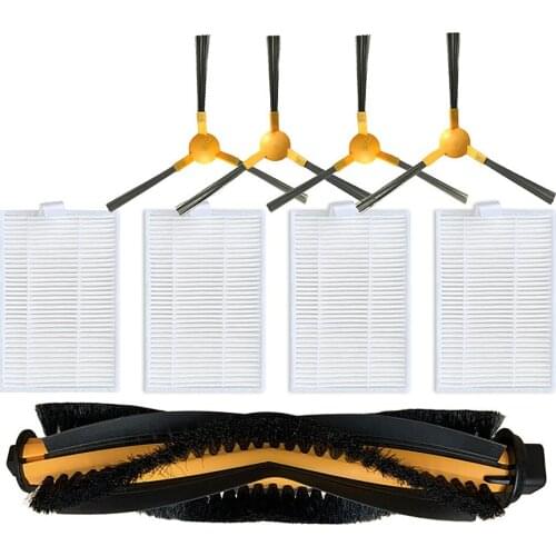 Main Roller Side Brushes HEPA Filter for Moosoo RT30 RT40 RT50 Vacuum Cleaners Cleaning Parts Accessories