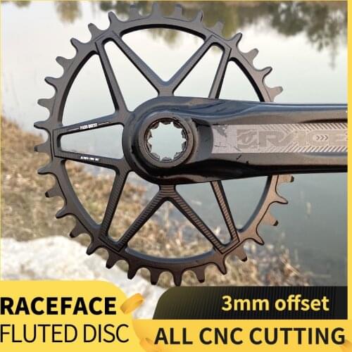 PASS QUEST RACEFACE crank special positive and negative tooth width narrow tooth sprocket mountain bike sprocket OVAL