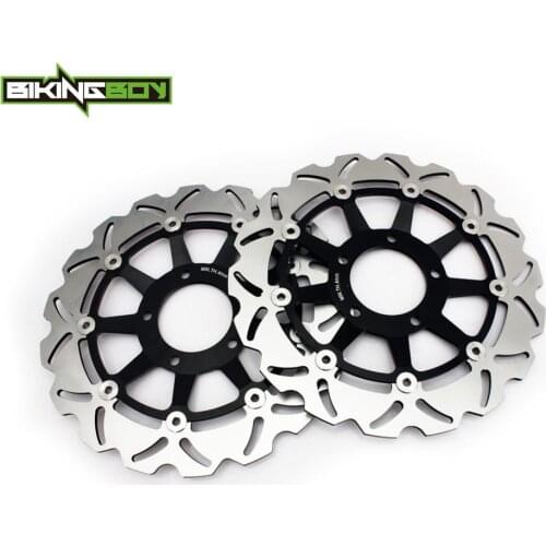 BIKINGBOY Front Brake Discs Disks Rotors Daytona T955 955 01-06 Speed Triple 955 02-10 Sprint ST 1050 / ABS 05 06 07 08 09 10