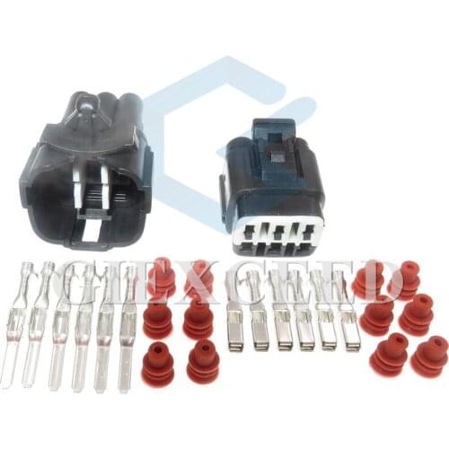 2 Sets 6 Pin 6188-0209 6189-0368 Auto Waterproof Electric Wiring Harness Cable Sealed Female Male Sockets