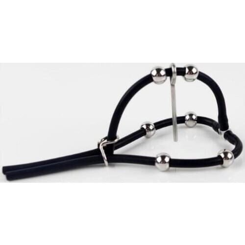 20pcs/set Electrosex Play Glans Rubber Loop with Urethral Insert