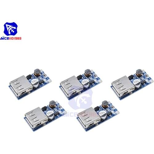 5Pcs 0.9V-5V to 5V DC-DC USB Voltage Converter Step Up Booster Power Supply Module 600mA PFM Control Mini Mobile Booster