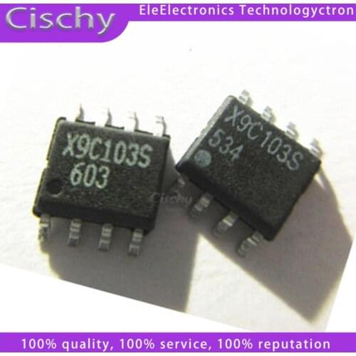 5pcs X9C103SZI X9C103S X9C103SIZ Digital potentiometer SOP-8 In Stock