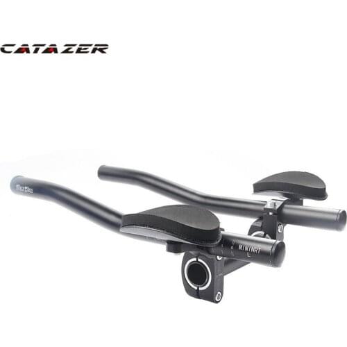 Aluminum Bicycle Rest TT Handlebar Aero Bar for Triathlon Time Cycling Bike Rest Handlebar for Bicycle Bike Long Distance Riding