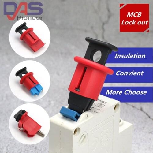 Circuit Breaker Lock Electrical Safety Lockout Miniature Air Switch Breaker Lockout for Power Isolation pinout